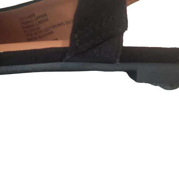 Torrid womens flat shoes 8W black solid color Slingback pointy toe new - Picture 4 of 12